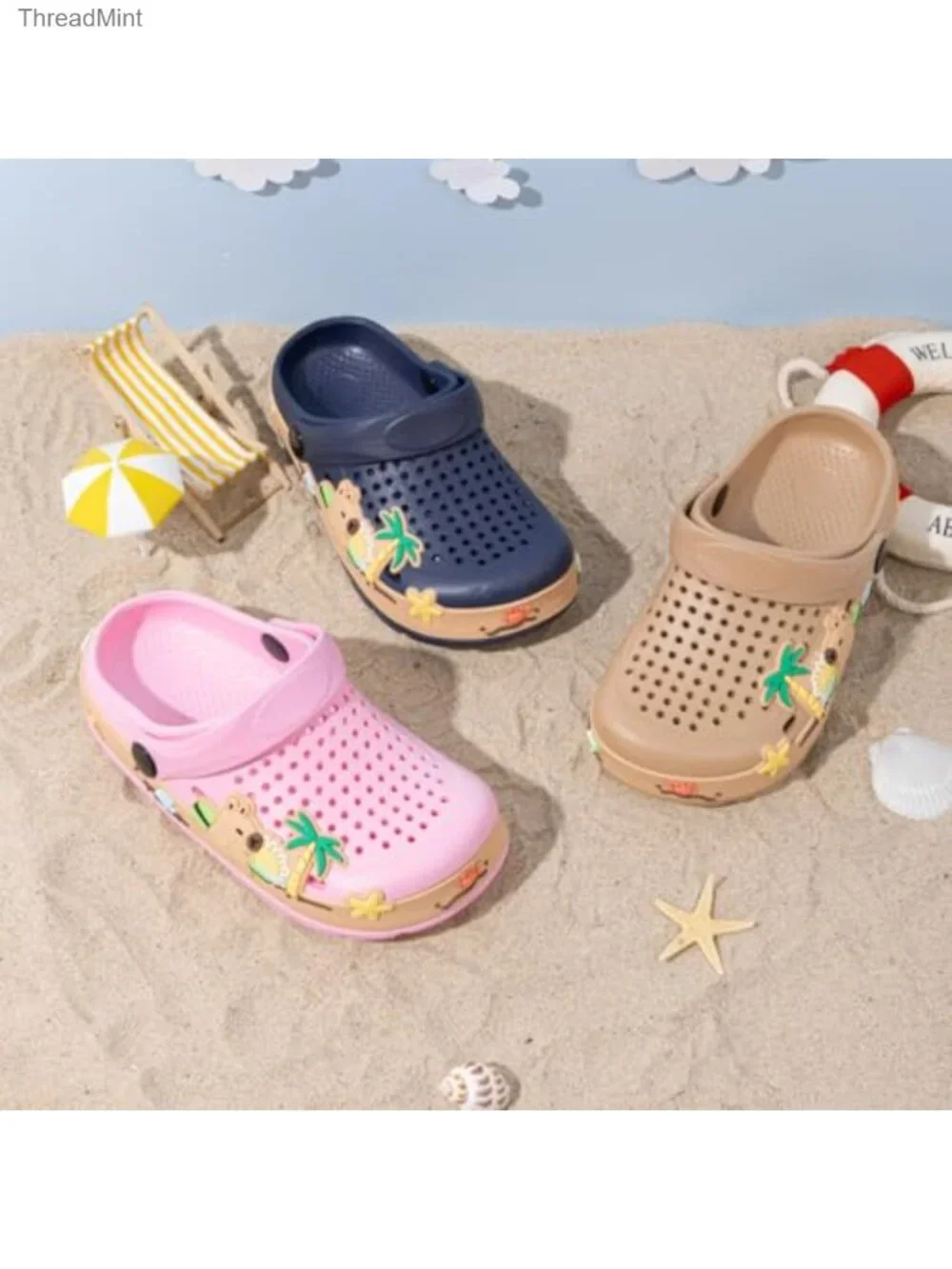 Kids Toddler Garden Clogs Water Shoes Lightweight EVA Slip On Summer Beach Pool